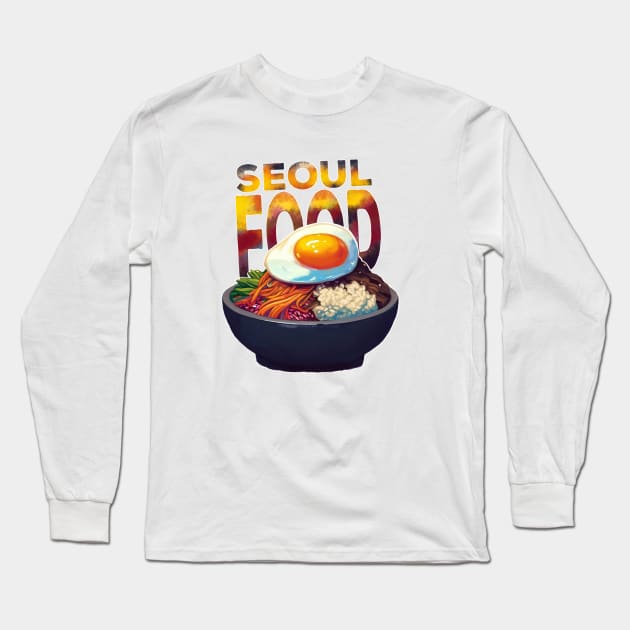 Seoul Food Long Sleeve T-Shirt by MandyE